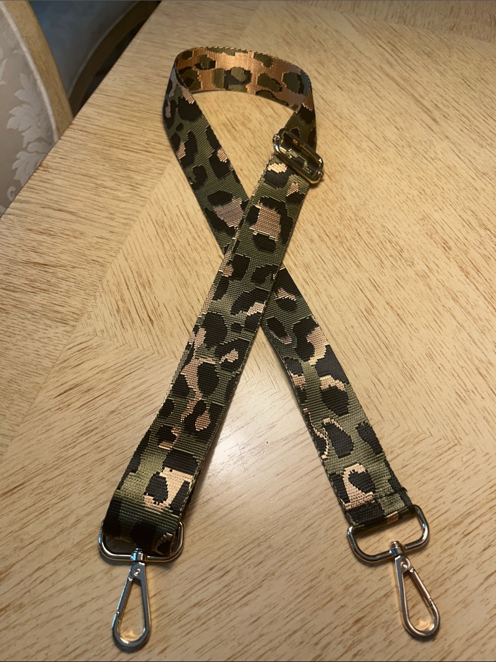 Leopard Print Crossbody Strap